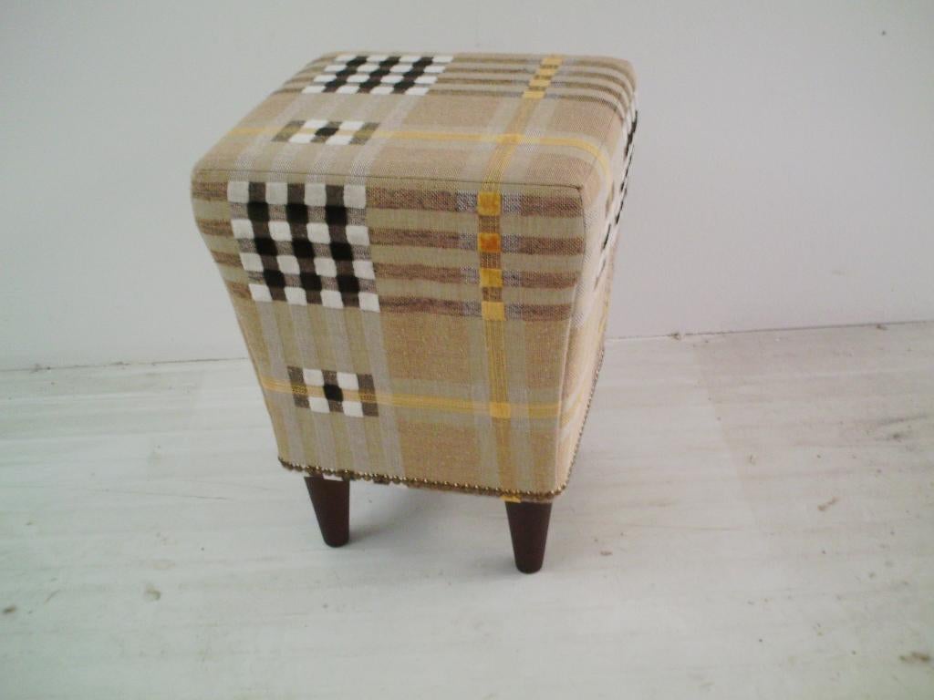 Krukje Chivasso check geel - NIEUW !!, Minder dan 50 cm, Vierkant, Nieuw, Minder dan 50 cm