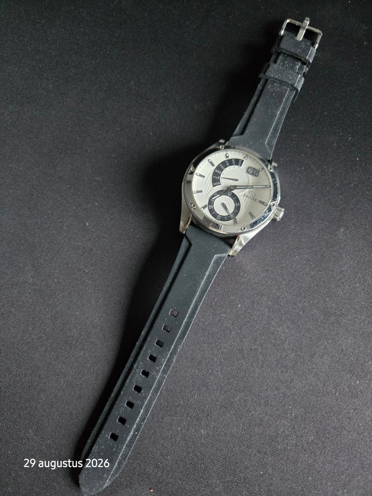 Jaguar Special Edition J678/1 Herenhorloge 45mm, Overige merken, Gebruikt, Staal, Polshorloge