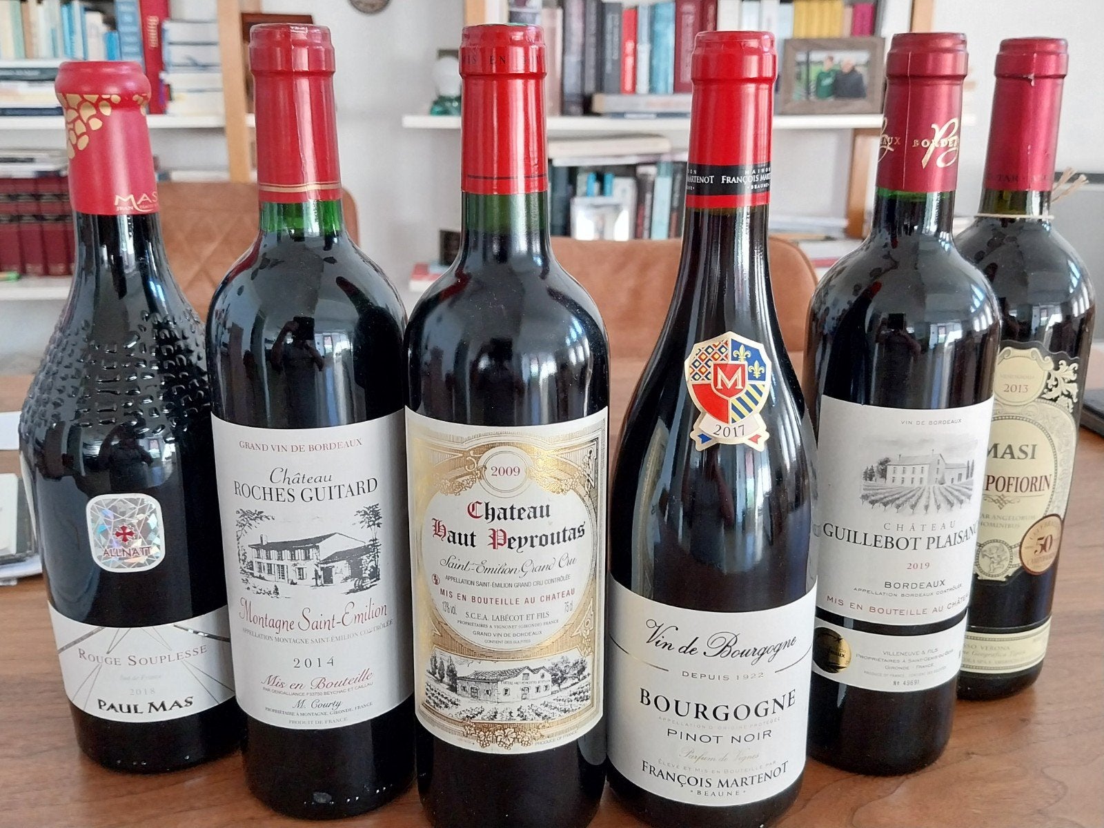 5x Franse wijn  1x Italie, Verzamelen, Ophalen of Verzenden, Frankrijk, Rode wijn