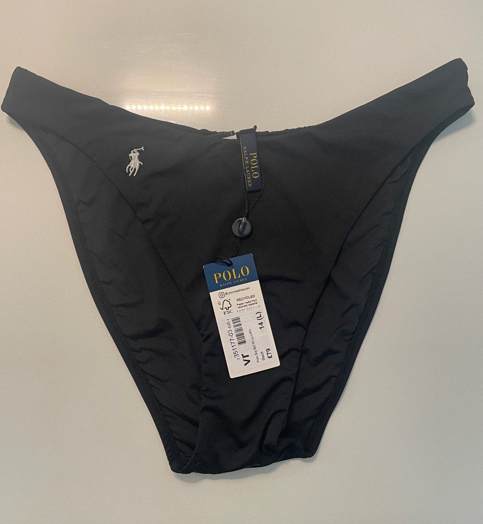 Nieuw Zwart Bikinibroekje Polo Ralph Lauren maat L, Kleding | Dames, Badmode en Zwemkleding, Zwart, Nieuw, Ophalen of Verzenden
