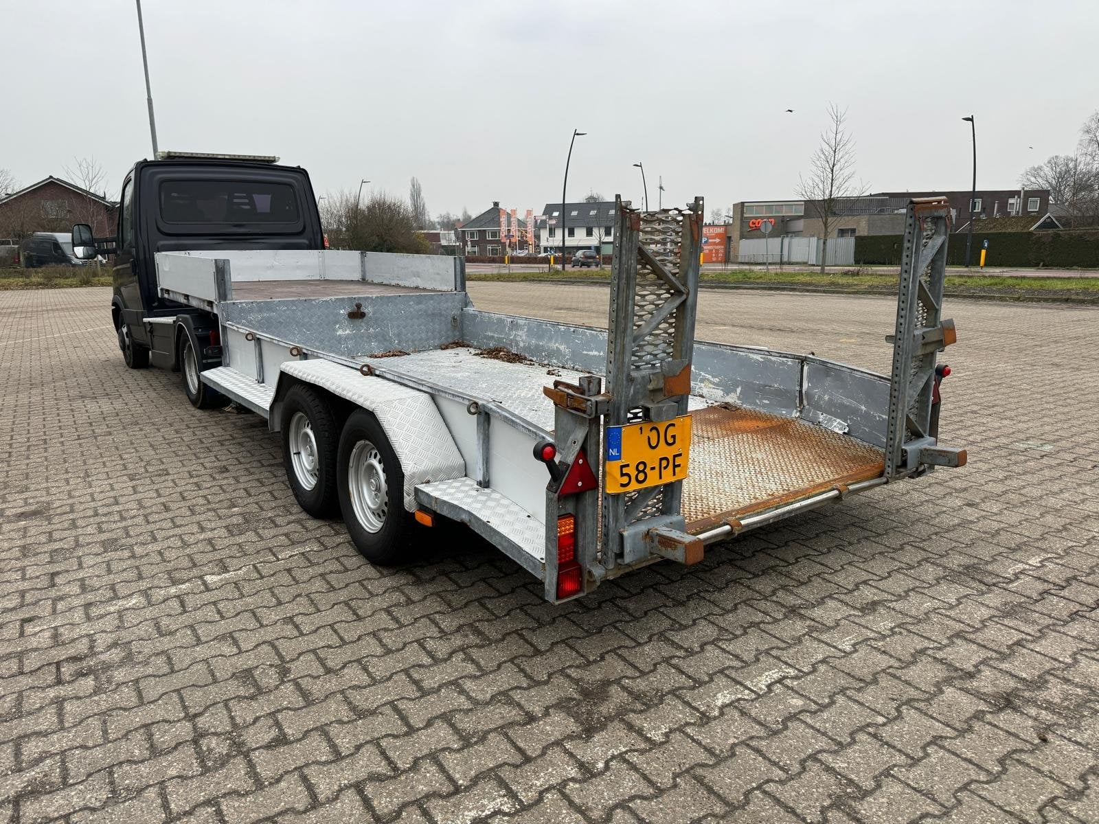 Titan jelsum DL35 08-2026 APK 5500 kg Oplegger Be-combi Tita, Auto diversen, Aanhangers en Bagagewagens, Dani Autobedrijven B.V.