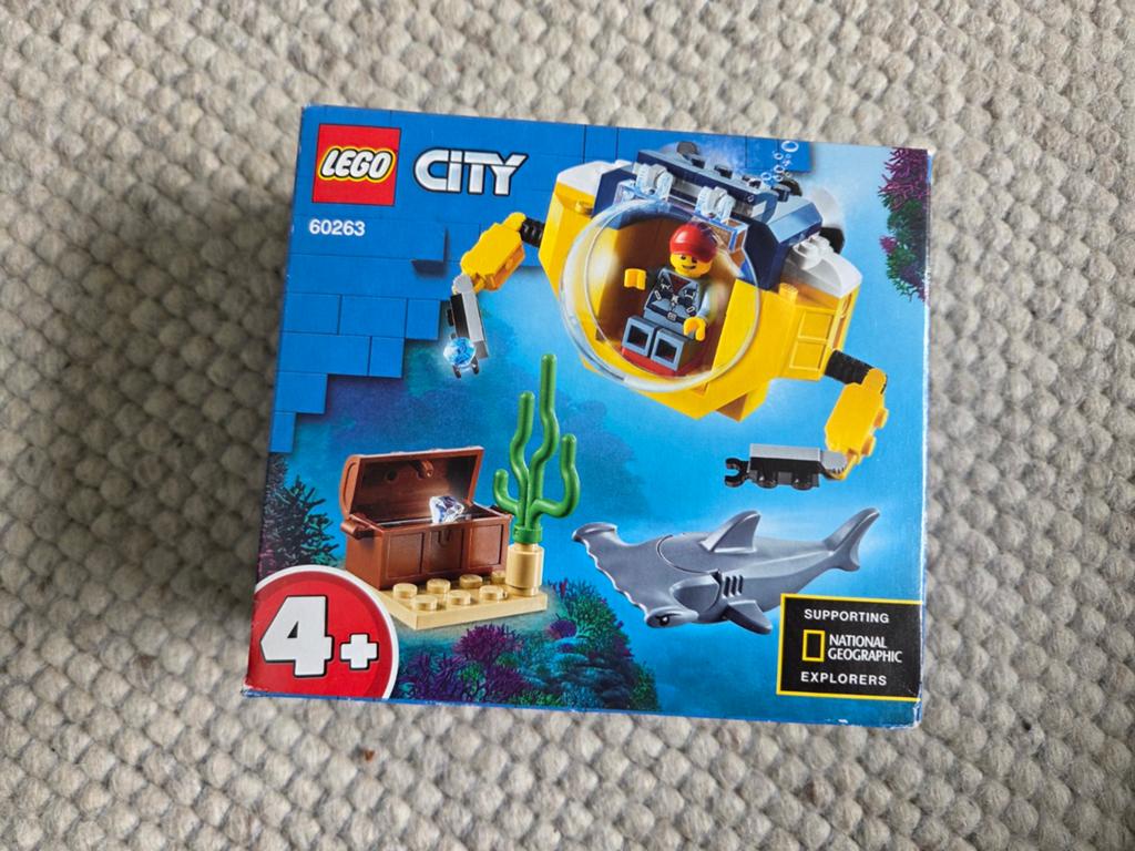 Lego City 60263 Oceaan Mini-onderzeeër, Lego, Nieuw, Ophalen of Verzenden, Complete set