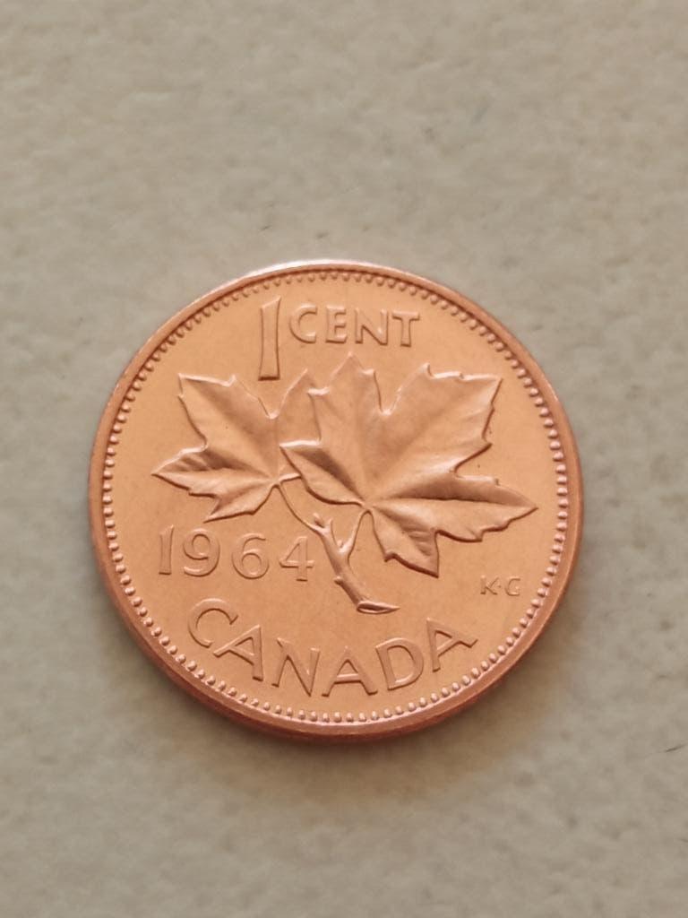Canada 1 cent 1964., Ophalen of Verzenden, Noord-Amerika, Losse munt