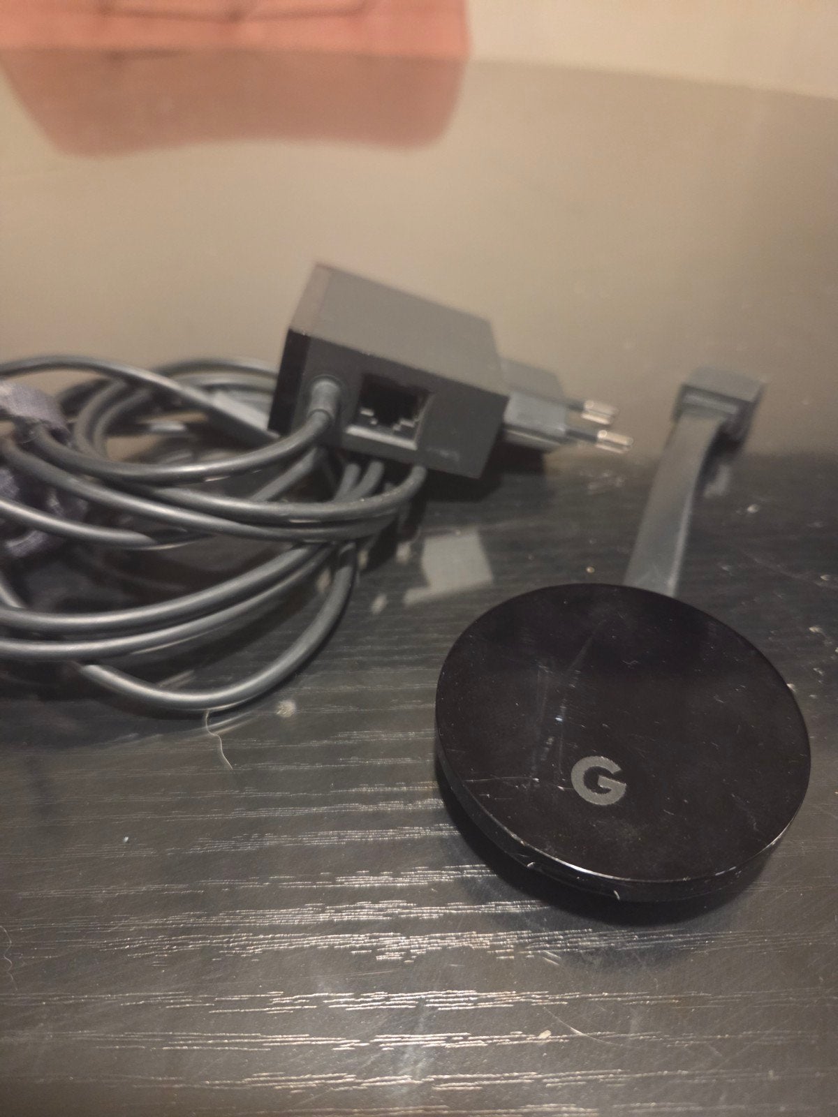 Google Chromecast met Ethernet adapter, Ophalen of Verzenden, Gebruikt, HDMI, Zonder harde schijf
