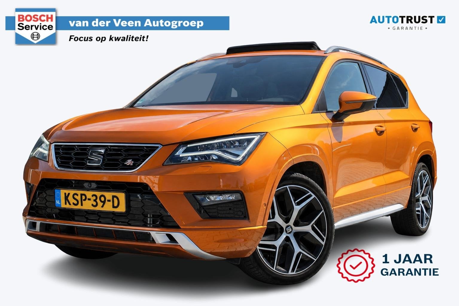 SEAT Ateca 2.0 EcoTSI FR 4DRIVE Business Intense | Incl. 12, Automaat, Gebruikt, Ateca, Leder
