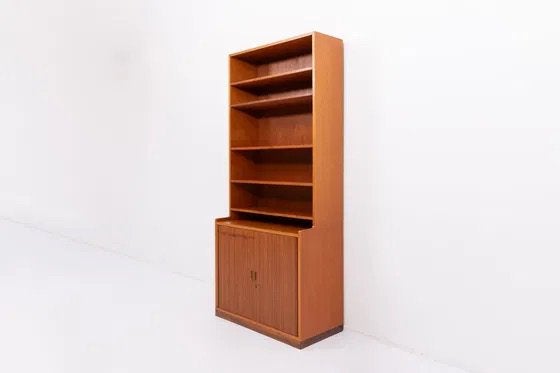 Deense Teak Kast Vintage, Morten Olsen & Søn, Ophalen, Deens Scandinavisch Midcentury Vintage, Teakhout, 50 tot 100 cm