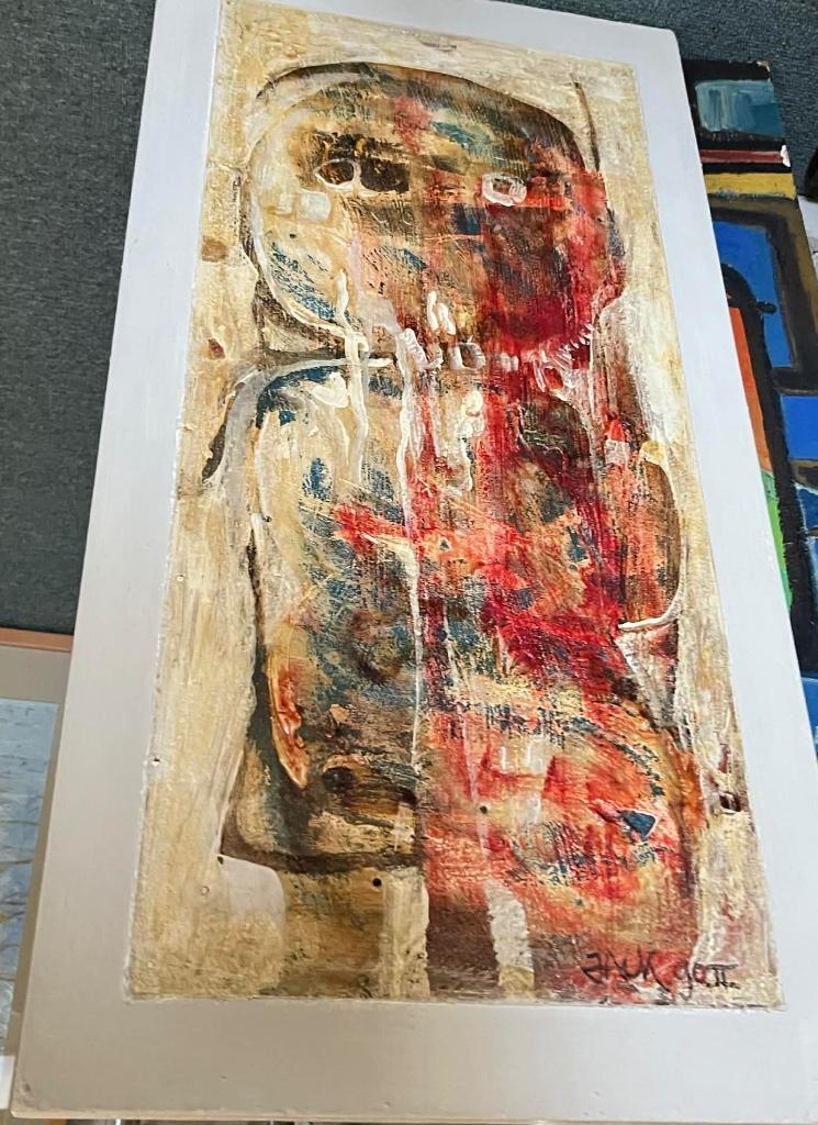 Schilderij jack harden, Ophalen