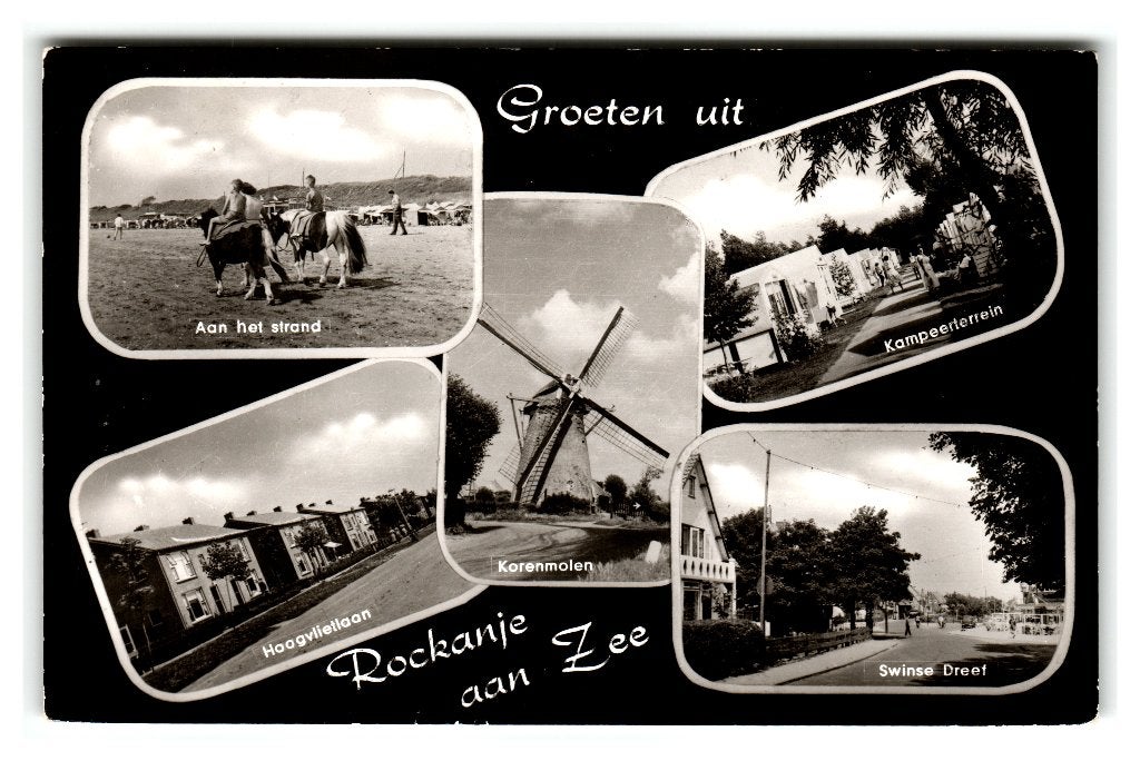 Rockanje aan Zee, Groeten uit Rockanje aan Zee, Verzenden, 1960 tot 1980, Gelopen, Zuid-Holland