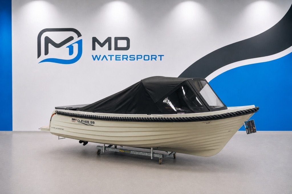 Clever 59 Vaarklaar direct beschikbaar, Watersport en Boten, Sloepen, Tender, Overige brandstoffen, Nieuw, Buiskap