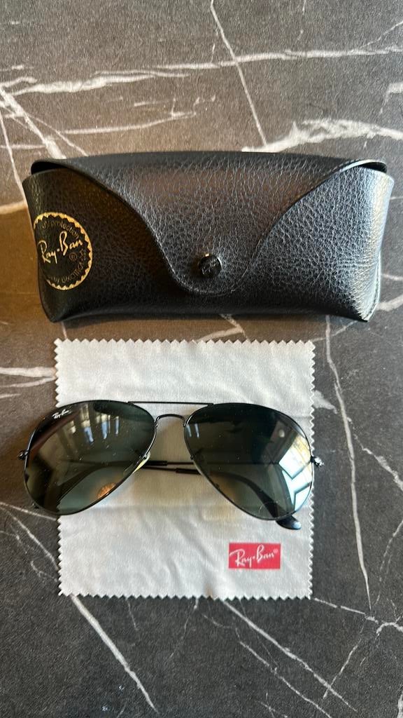 Ray-ban piloten bril, Sieraden, Tassen en Uiterlijk, Zonnebrillen en Brillen | Heren, Zwart, Ophalen of Verzenden, Zo goed als nieuw