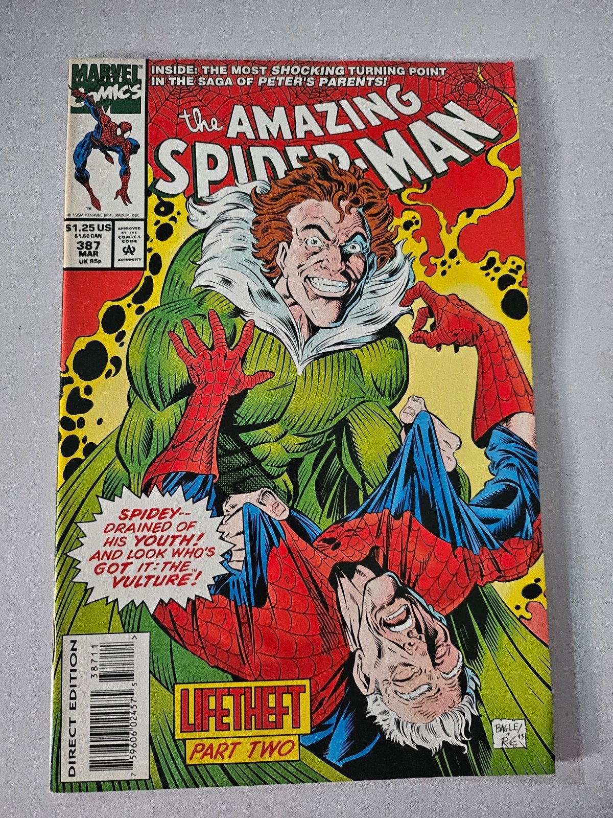 Amazing Spider-man vol.1 #387 (Comics), Eén comic, Ophalen of Verzenden, Zo goed als nieuw, Amerika
