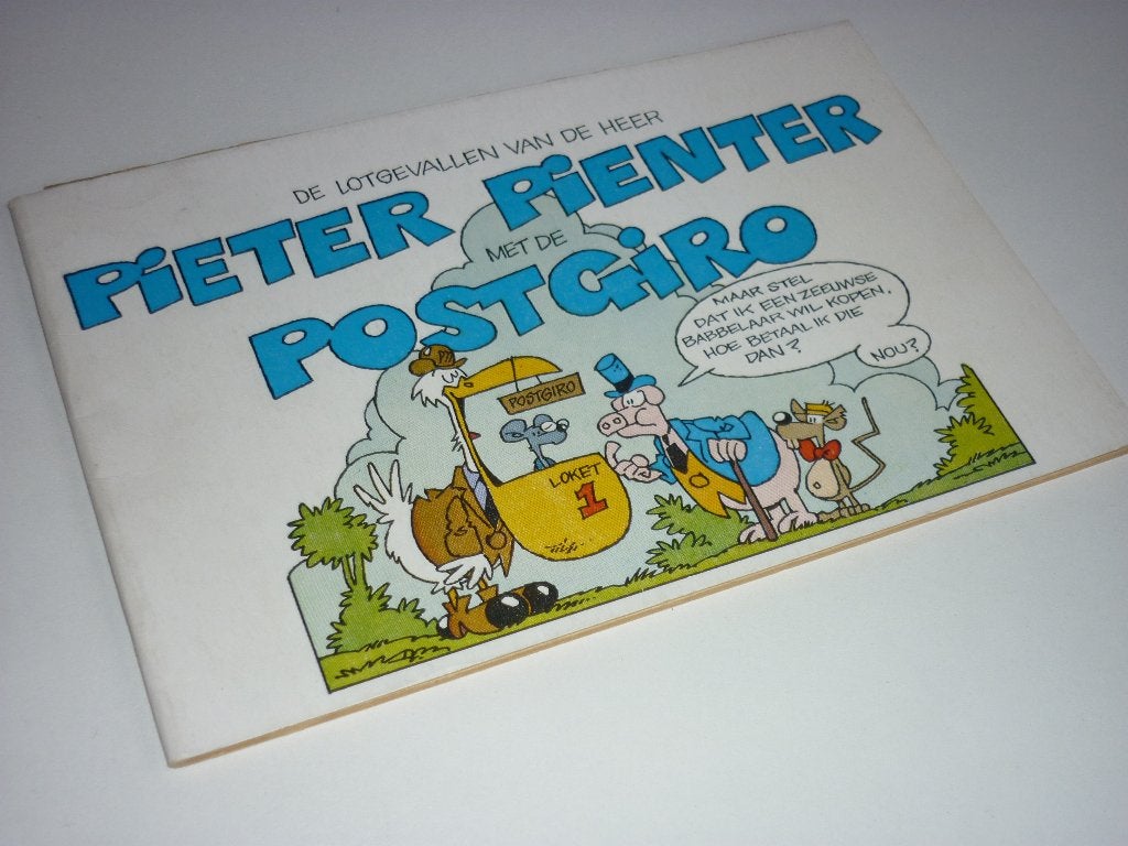 De Lotgevallen  van de heer Pieter Pienter en de Postgiro, Eén stripboek, Ophalen of Verzenden, Gelezen