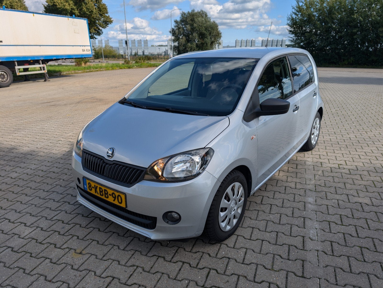 Skoda Citigo 1.0 T 44KW 2013 Grijs, Voorwielaandrijving, 840 kg, 4 stoelen, Origineel Nederlands