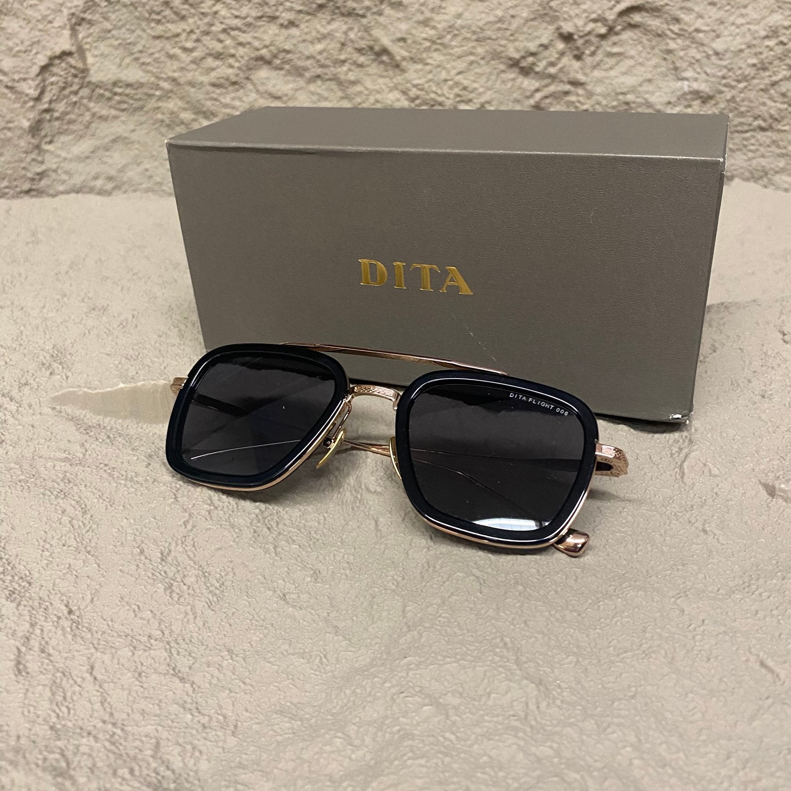 Dita Flight Bril – Zonnebril Nieuw – Met Doos & Koker, Ophalen of Verzenden, Overige kleuren, Zonnebril, Overige merken