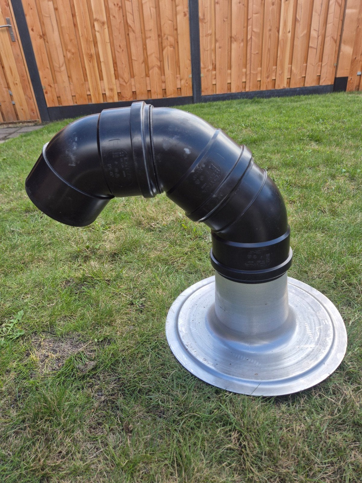 Nieuwe kabeldoorvoer 125  dakdoorvoer platdak, Ophalen, Bochten, Pvc, Nieuw