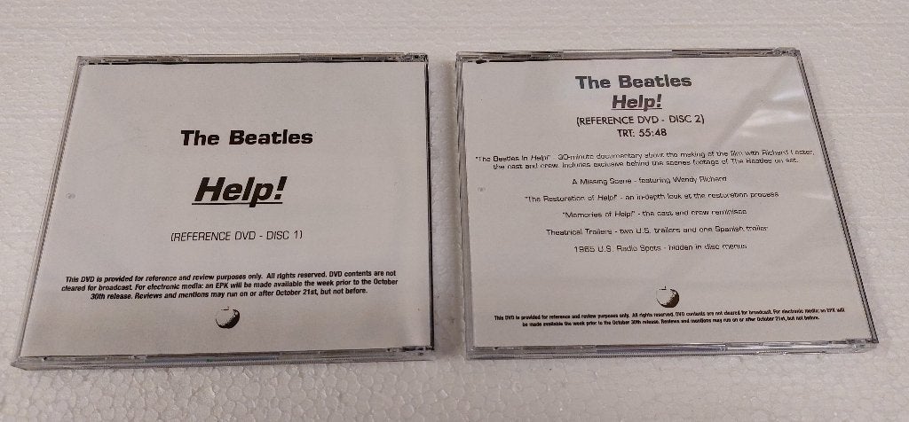 The Beatles 2 x PROMO DVD Help & Making of EMI APPLE RARE !, Alle leeftijden, Verzenden, Nieuw in verpakking, Muziek en Concerten