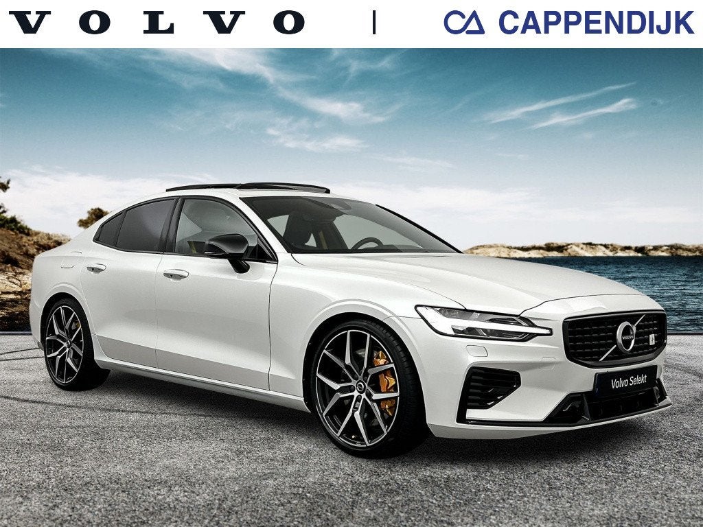 Volvo S60 T8 405PK Polestar Engineered| Pano| HUD| Bowers&Wi, Auto's, Dealer onderhouden, Gebruikt, S60, Wit
