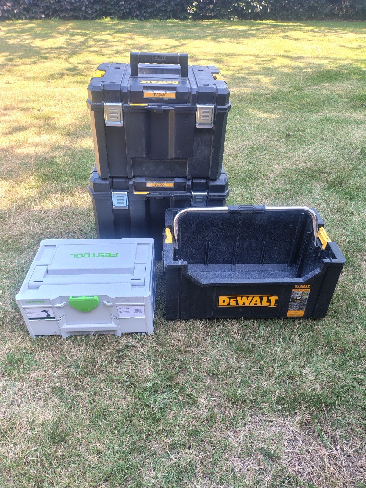 Festool dewalt kisten systainer, Ophalen of Verzenden, Gebruikt