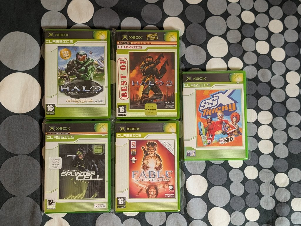 5 XBOX Original Classics Games!, Gebruikt, Overige genres, 1 speler, Ophalen of Verzenden