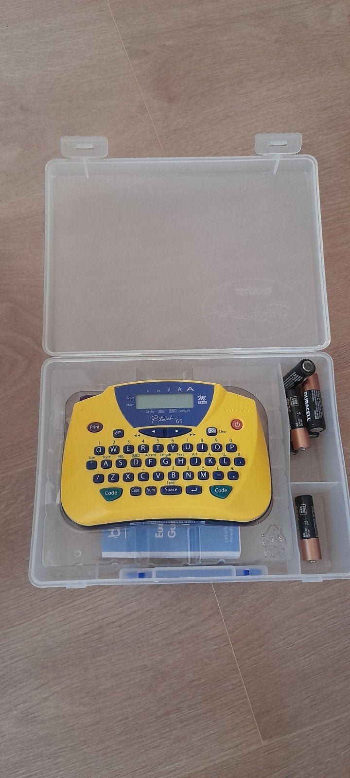 Brother P-touch 65 labelapparaat in opbergdoos, Computers en Software, Ophalen, Gebruikt