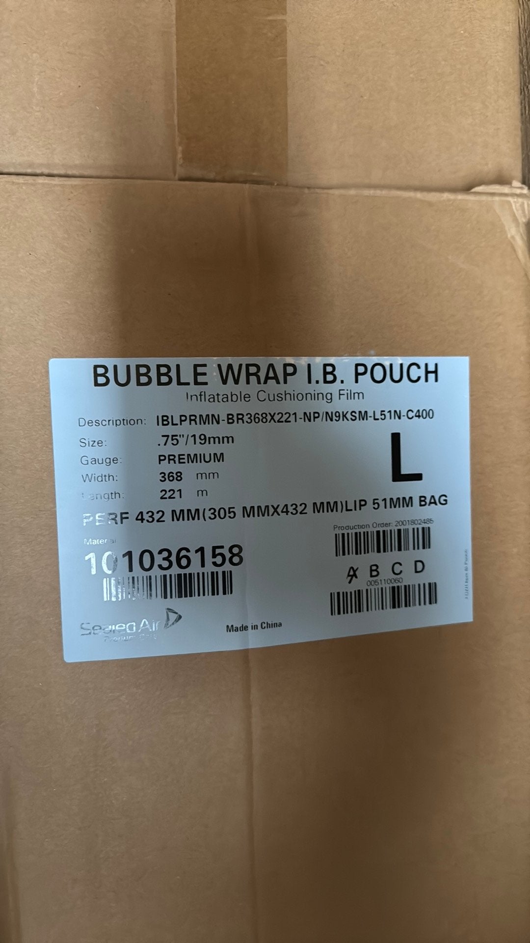 18 Rollen Bubble Wrap  – Inflatable Cushioning Film, Ophalen