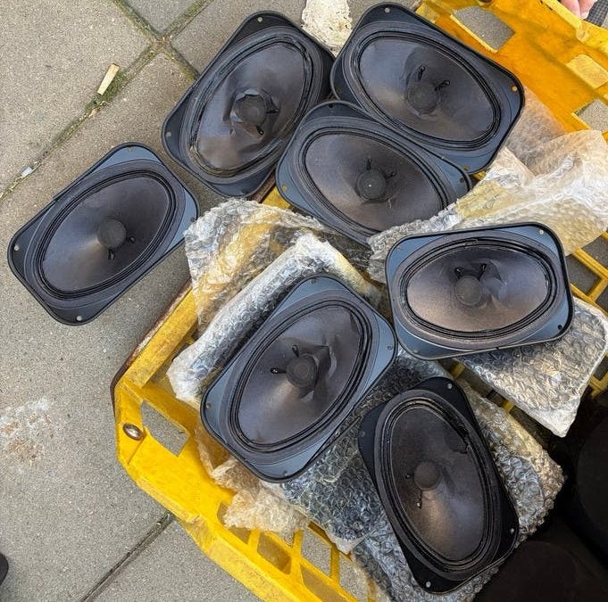 Vintage Westra KM-100-508 Middentoon Speakers - 26 stuks, Ophalen of Verzenden, Zo goed als nieuw
