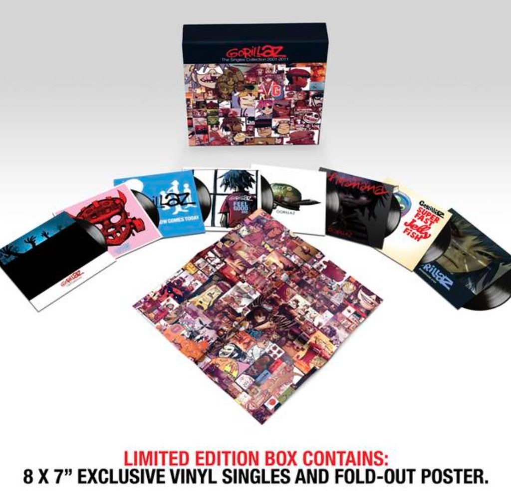 8 Vinyl Single BoxSet Gorillaz Singles Collection NIEUW, Boxset, Boxset, 7 inch, Ophalen of Verzenden