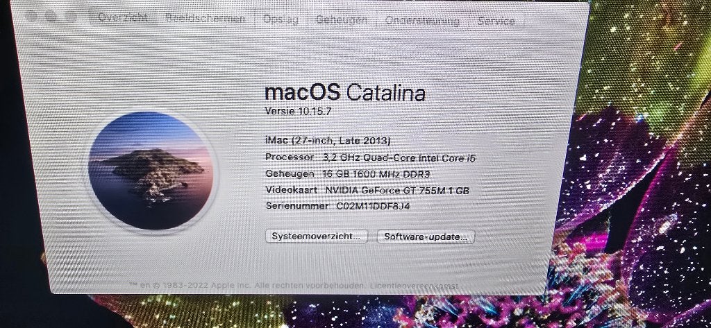 Imac 27 inch late 2013, Ophalen, Gebruikt, HDD en SSD, IMac