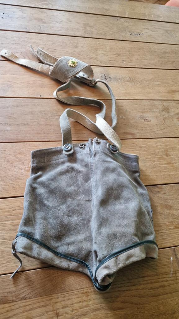 Lederhose met bretels voor peuter - Oktoberfest / Carnaval, Kleding, Gedragen, Ophalen, Maat 38/40 (M)
