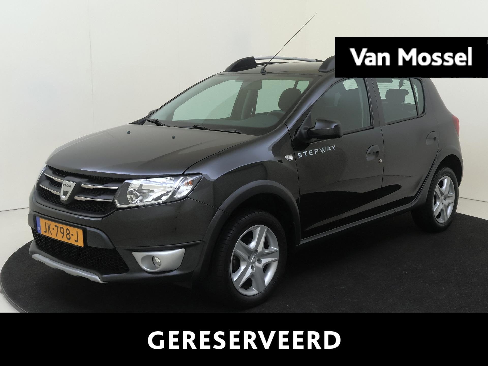 Dacia Sandero 0.9 TCe Stepway Lauréate LM Velgen | Airco, Auto's, Voorwielaandrijving, Stof, Zwart, Origineel Nederlands