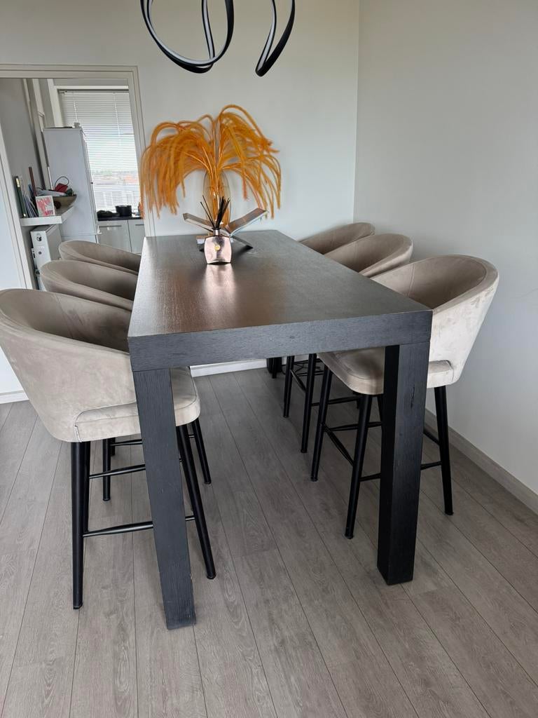 Barkrukken Richmond, Huis en Inrichting, Barkrukken, 2 krukken, Ophalen of Verzenden, Zo goed als nieuw, 60 tot 90 cm
