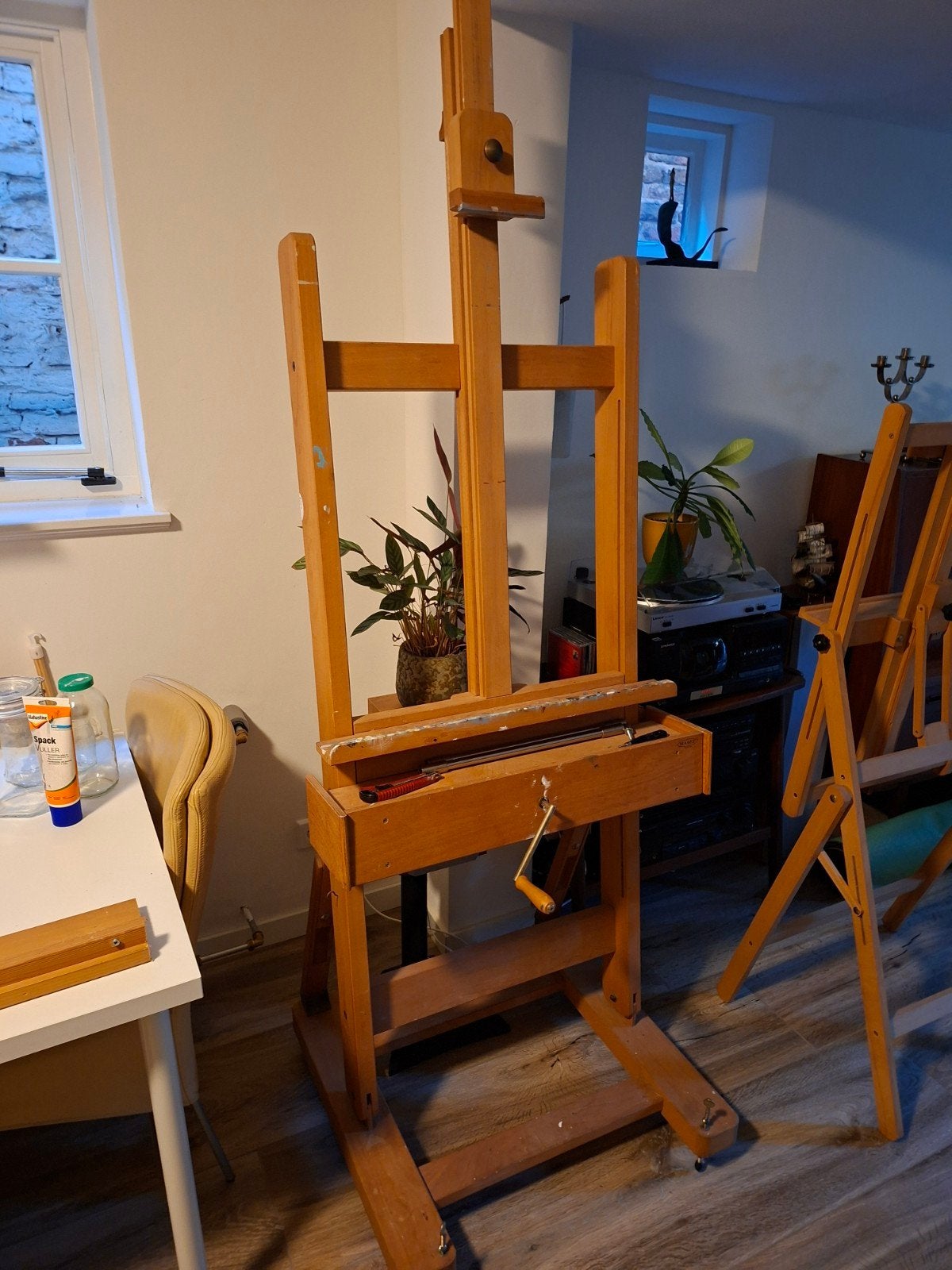 Grote zware atelier ezel - Mabef Made in Italy, Hobby en Vrije tijd, Ophalen, Gebruikt, Ezel