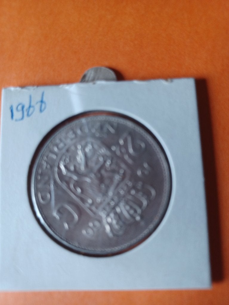 zilveren rijksdaalder 1966, Ophalen of Verzenden, Koningin Juliana, 2½ gulden, Zilver