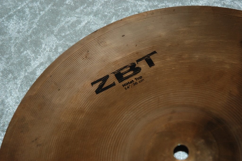 Zildjian ZBT hihat bekkens 1042/1194 14 inch  <26261670>, Gebruikt, ., Drums of Percussie, Ophalen of Verzenden