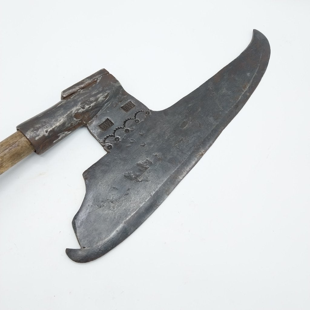 18e Eeuwse Oostenrijkse Rechtshandige Kantbijl (59260), Antiek en Kunst, Antiek | Gereedschap en Instrumenten, Ophalen of Verzenden