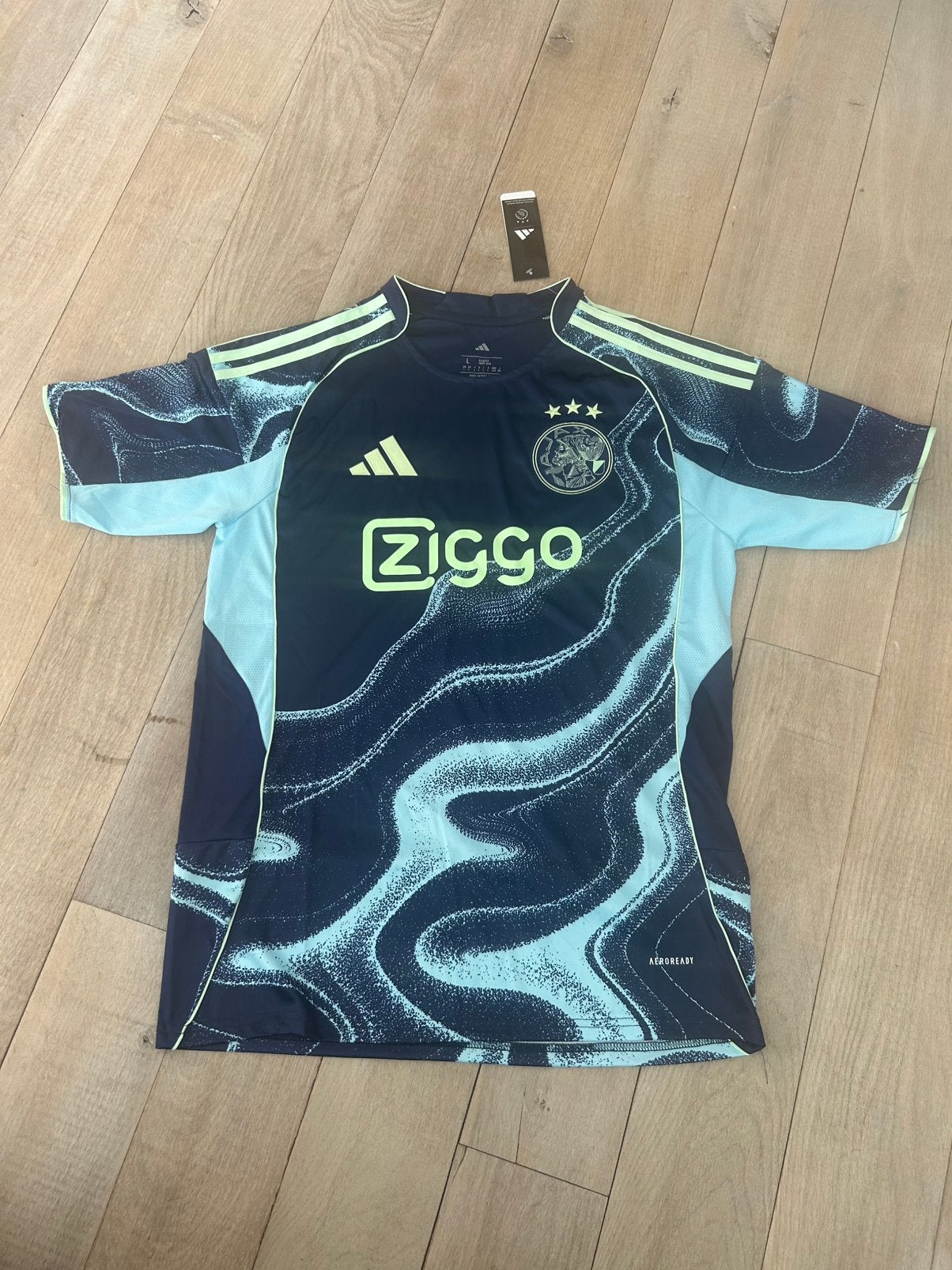 Ajax uitshirt 25/26 maat L, Maat L, Ophalen of Verzenden, Nieuw, Shirt