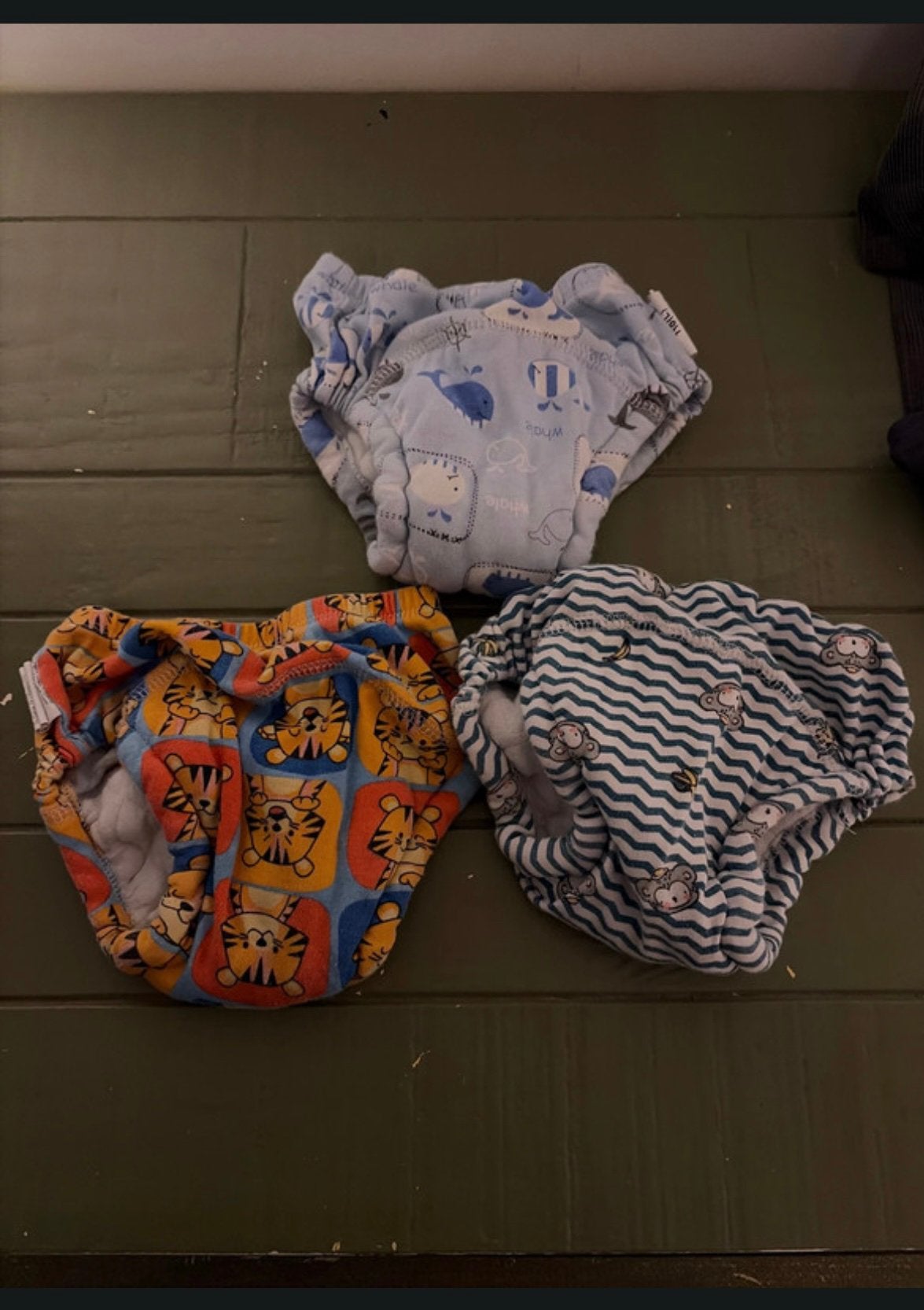 3 oefenbroekjes dikke stof, maat 104, Ophalen of Verzenden, Gebruikt, Jongen of Meisje, Nacht- of Onderkleding