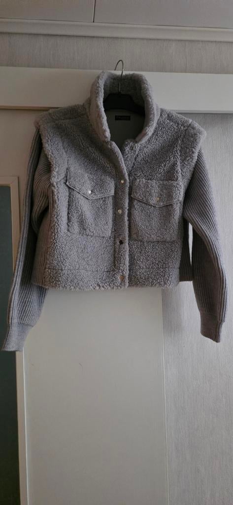 Ciao Milano Teddy Gilet met Gebreide Mouwen, Kleding | Dames, Jassen | Winter, Maat 38/40 (M), Ophalen of Verzenden, Zo goed als nieuw