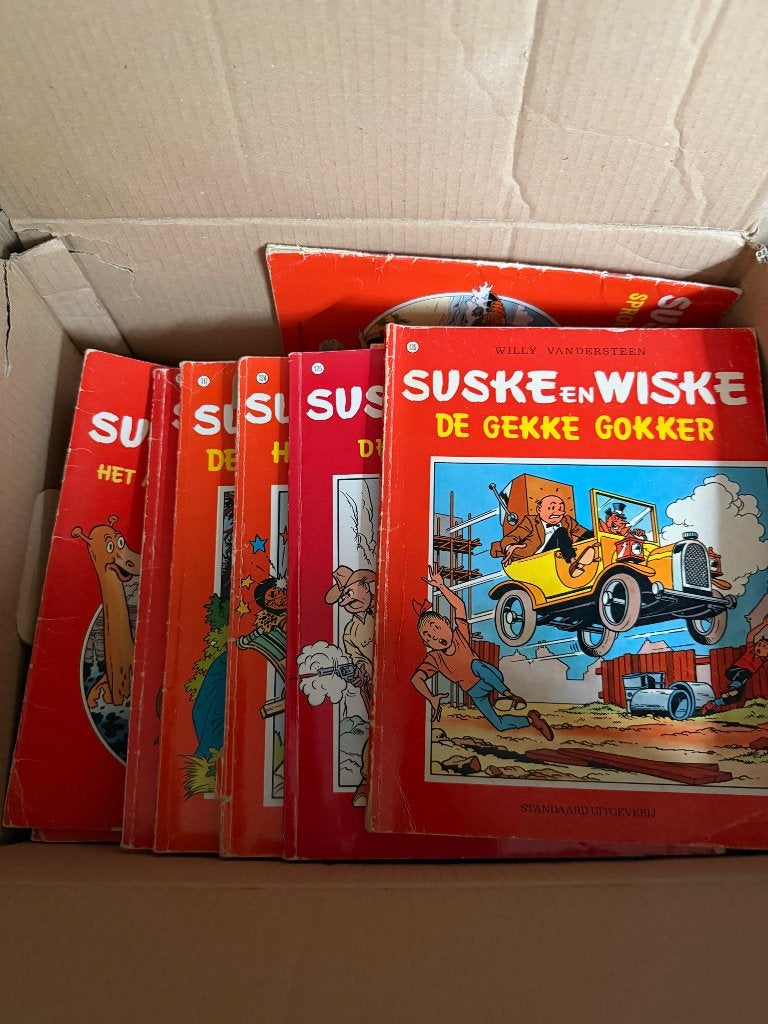 Suske en Wiske strips, Meerdere stripboeken, Ophalen of Verzenden, Gelezen, Willy Vandersteen