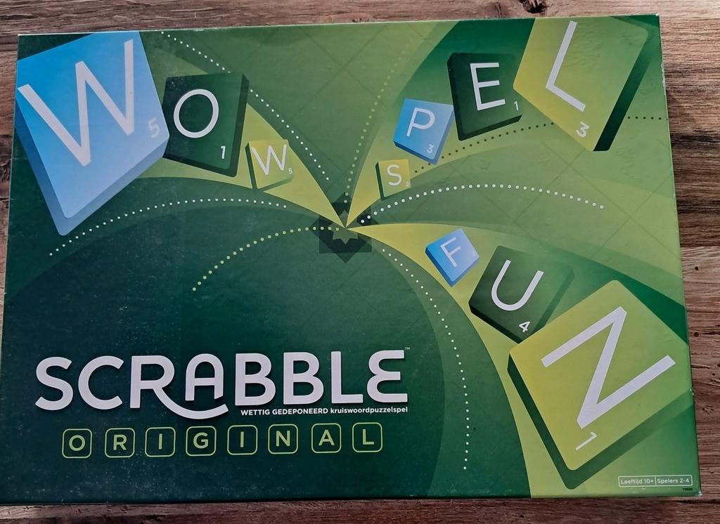 Scrabble Original - Het klassieke woordspel, Drie of vier spelers, Ophalen of Verzenden, Zo goed als nieuw, Mattel