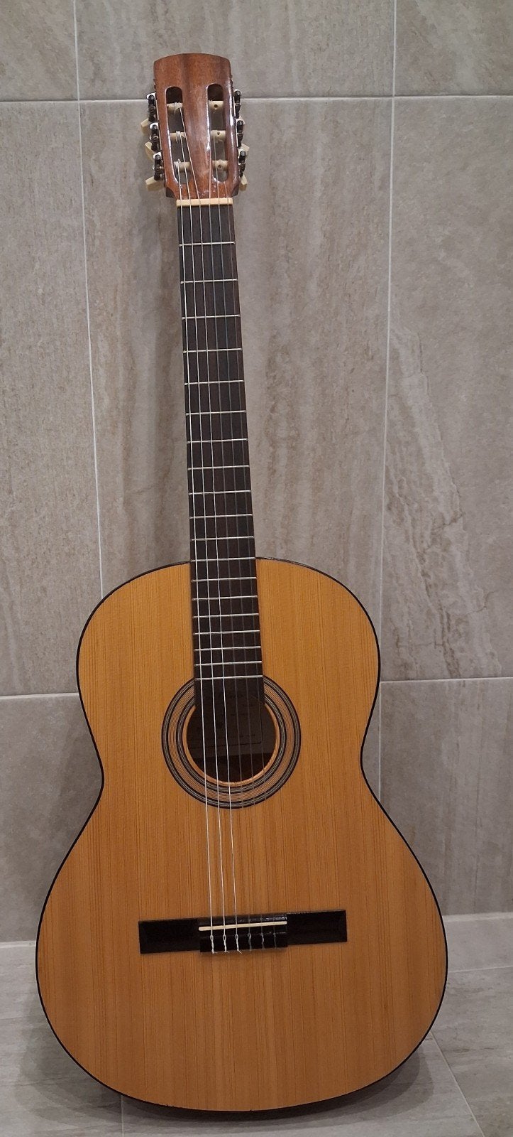 Vintage Spaanse gitaar Juan Cortés jaren '60-'70 modelo 102M, Ophalen, Zo goed als nieuw, Klassieke of Spaanse gitaar