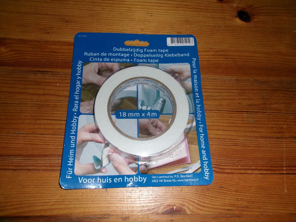 Dubbelzijdig Foam tape, Ophalen of Verzenden, Nieuw, Zelfklevend, Overige typen
