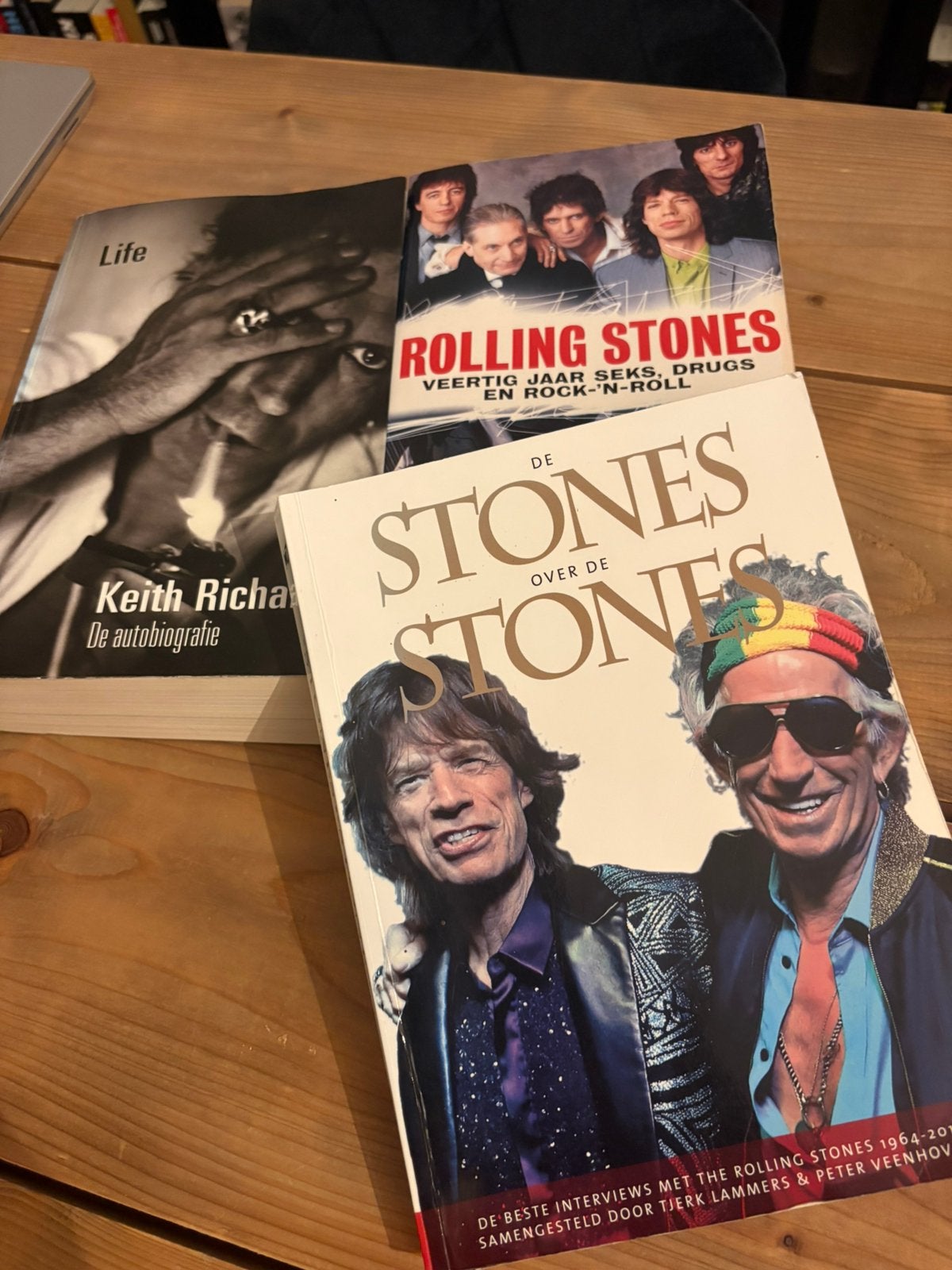 3 boeken Rolling Stones -Jagger -Richards, Ophalen of Verzenden, Gelezen, Kunst en Cultuur