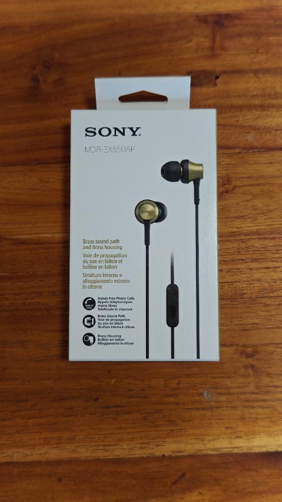 Sony MDR-EX650AP, Gebruikt, In gehoorgang (in-ear), Ophalen of Verzenden, Sony