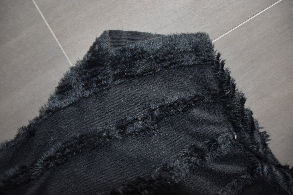 Zwarte poncho, Ophalen of Verzenden, Zo goed als nieuw, Maat 46/48 (XL) of groter, Zwart