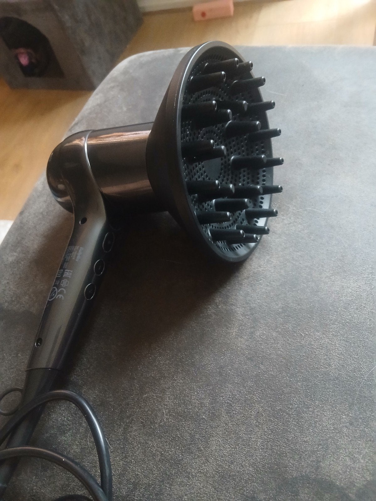 Babyliss Titanium Shine Föhn / Diffuser D6200DE, Ophalen of Verzenden, Zo goed als nieuw