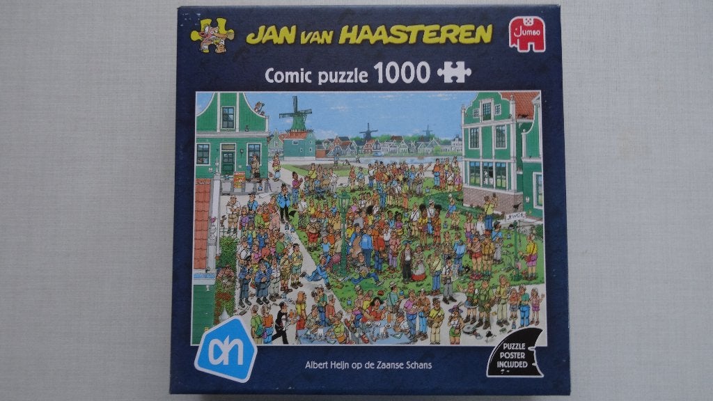 puzzel jan van haasteren, Hobby en Vrije tijd, Denksport en Puzzels, Ophalen, 500 t/m 1500 stukjes, Zo goed als nieuw, Legpuzzel