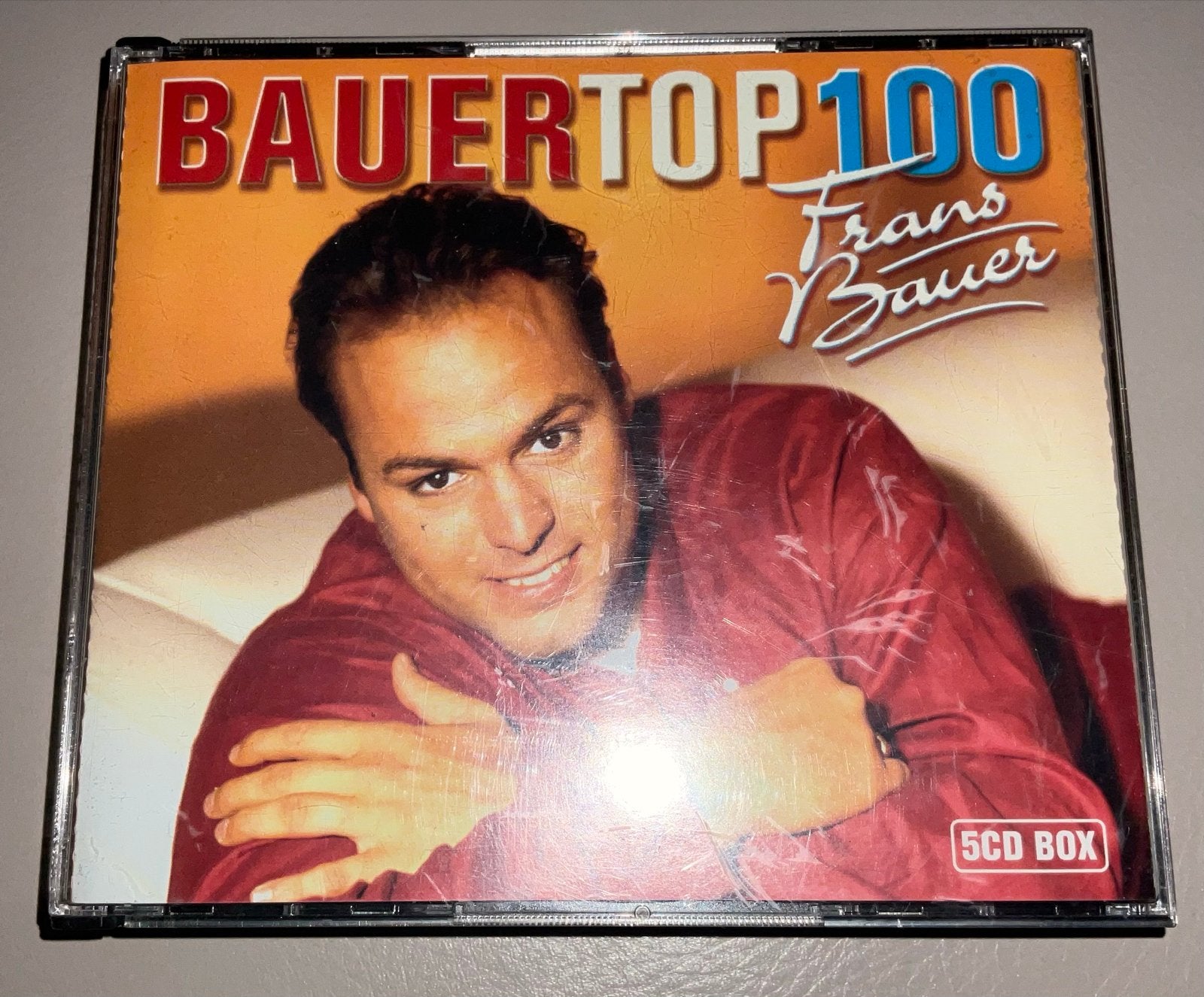 Frans Bauer - Bauer Top 100 (5CD Boxset), Ophalen of Verzenden, Gebruikt, Levenslied of Smartlap