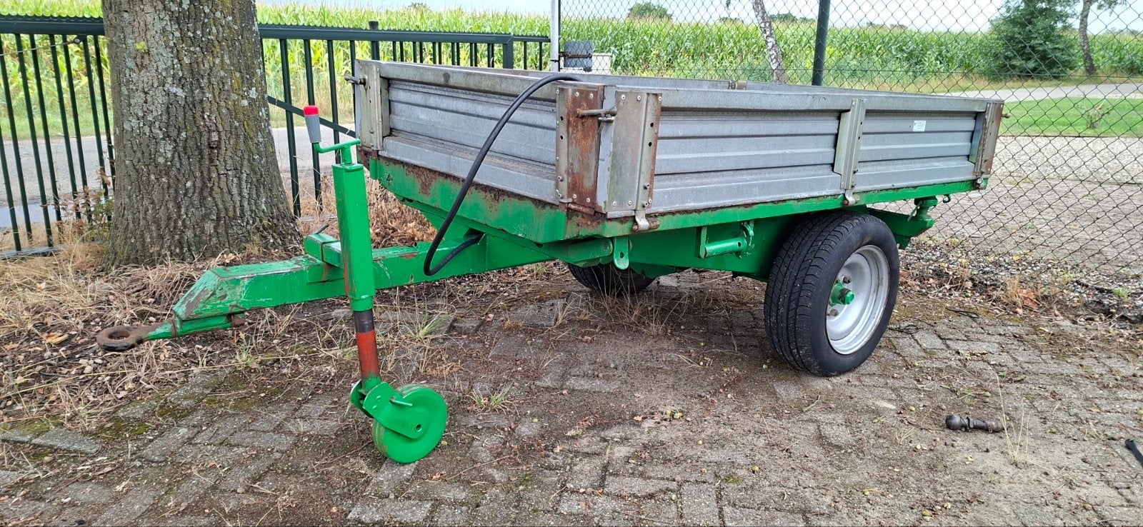 ✅ Hydraulische kipper voor tractor of minitractor, Ophalen, Glastuinbouw, Grondbewerking