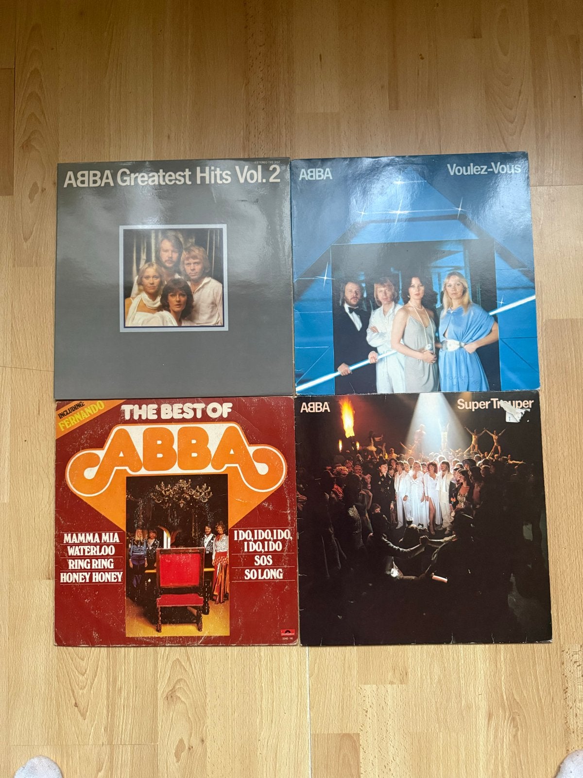 ABBA Vinyl Collectie: Greatest Hits, Voulez-Vous, The Best O, LP, Gebruikt, Pop, Ophalen of Verzenden